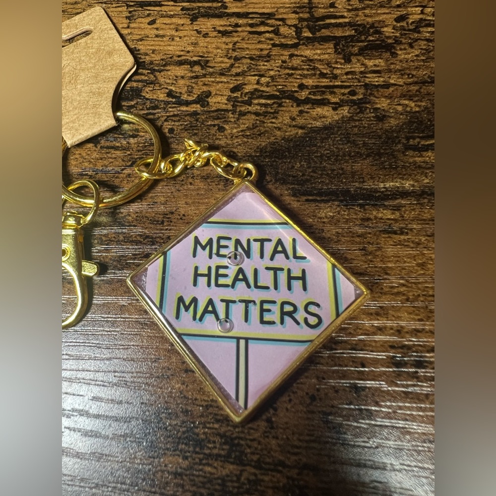 Handmade “Mental Health Matters” Keychain